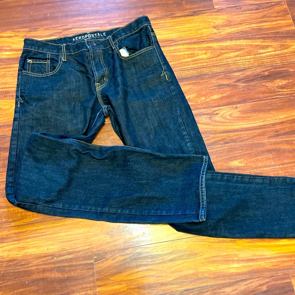 Mens Aeropostale 5-button fly jeans denims size 34/34